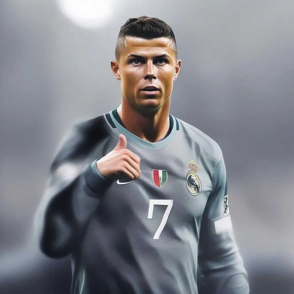 Hình ảnh Ronaldo nền đẹp cho điện thoại