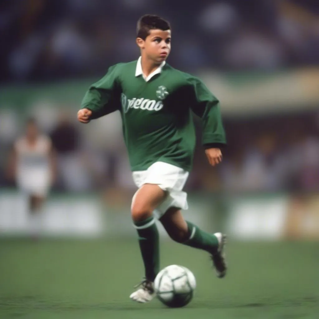 Ronaldo's first steps in Sporting CP