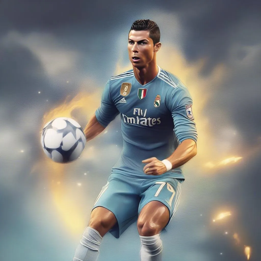 Cristiano Ronaldo, người ngoài hành tinh của bóng đá, là nguồn cảm hứng to lớn cho các thế hệ cầu thủ trẻ, truyền tải thông điệp về sự nỗ lực, kiên trì và niềm đam mê cháy bỏng.