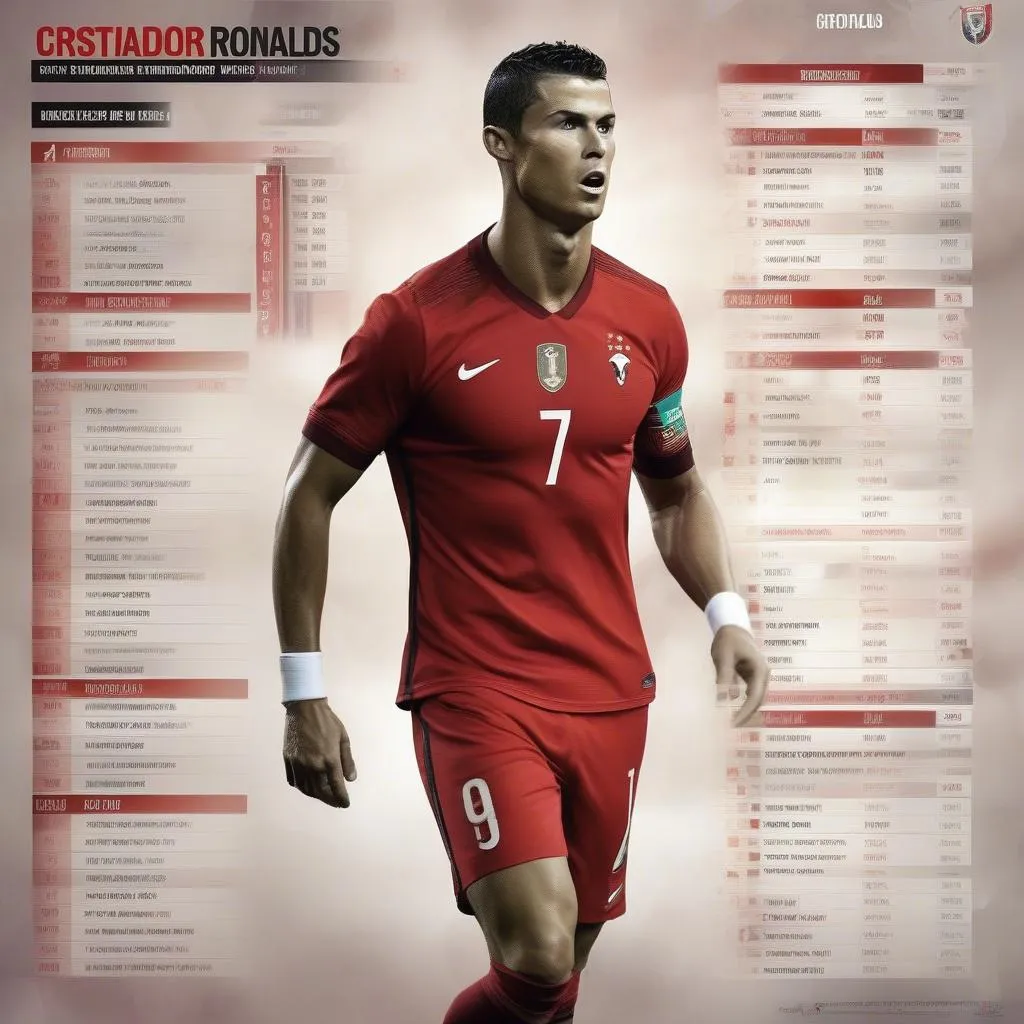 Lịch thi đấu của Cristiano Ronaldo NHD