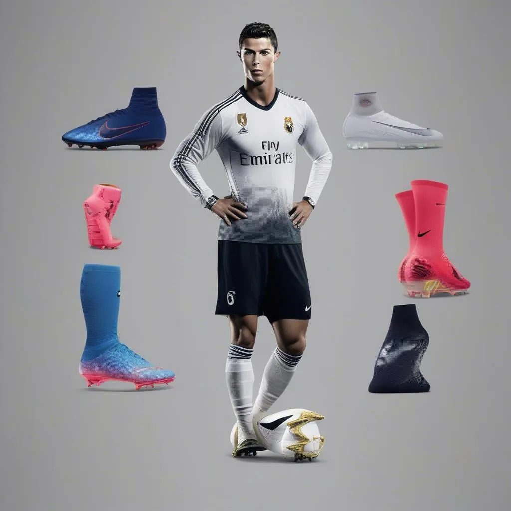 Cristiano Ronaldo Wearing Nike Mercurial