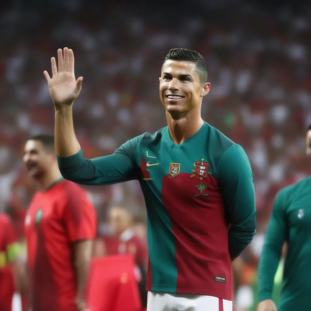 Ronaldo giới thiệu áo đấu Portugal 2018