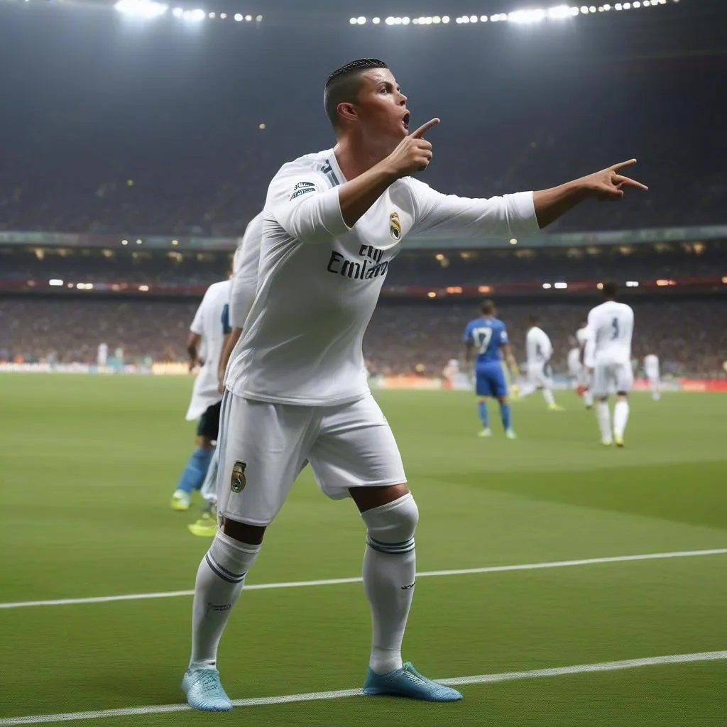 Ronaldo nói lời cảm ơn mẹ sau khi ghi bàn