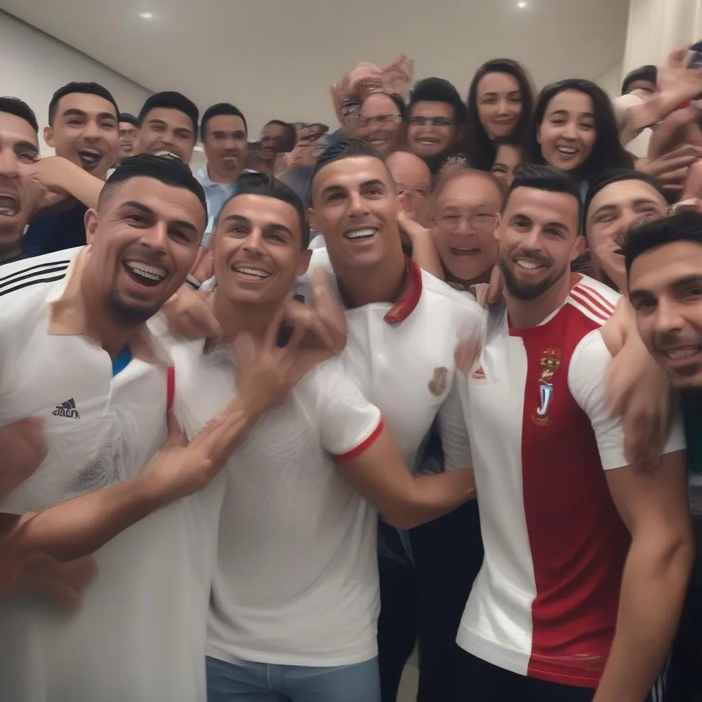 Ronaldo và những người hâm mộ