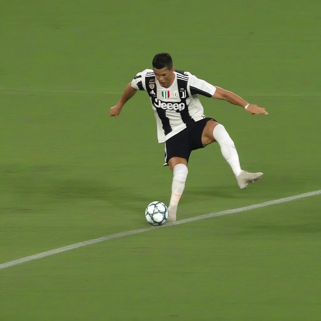 Cú sút penalty quyết định của Ronaldo cho Juventus