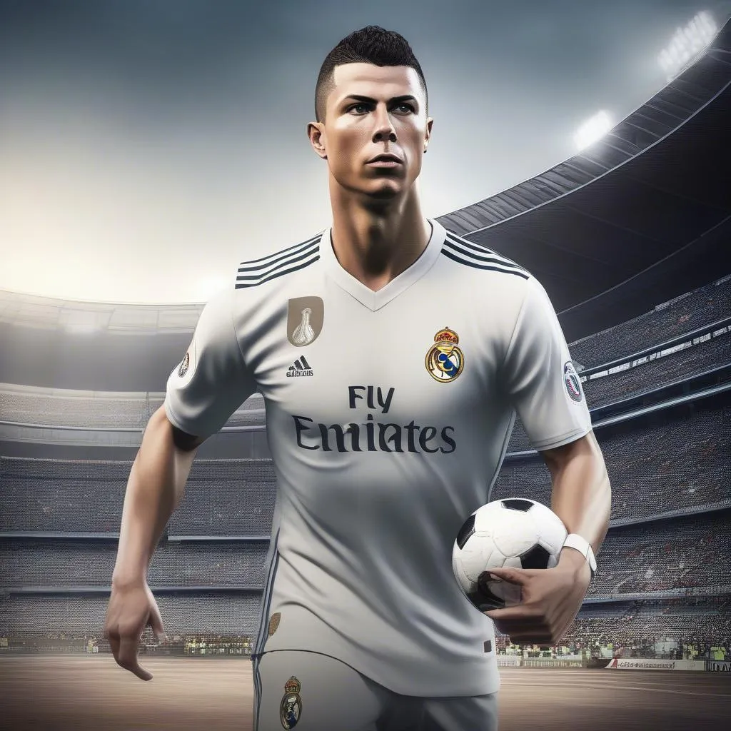 Ronaldo trong PES 2018 Mobile