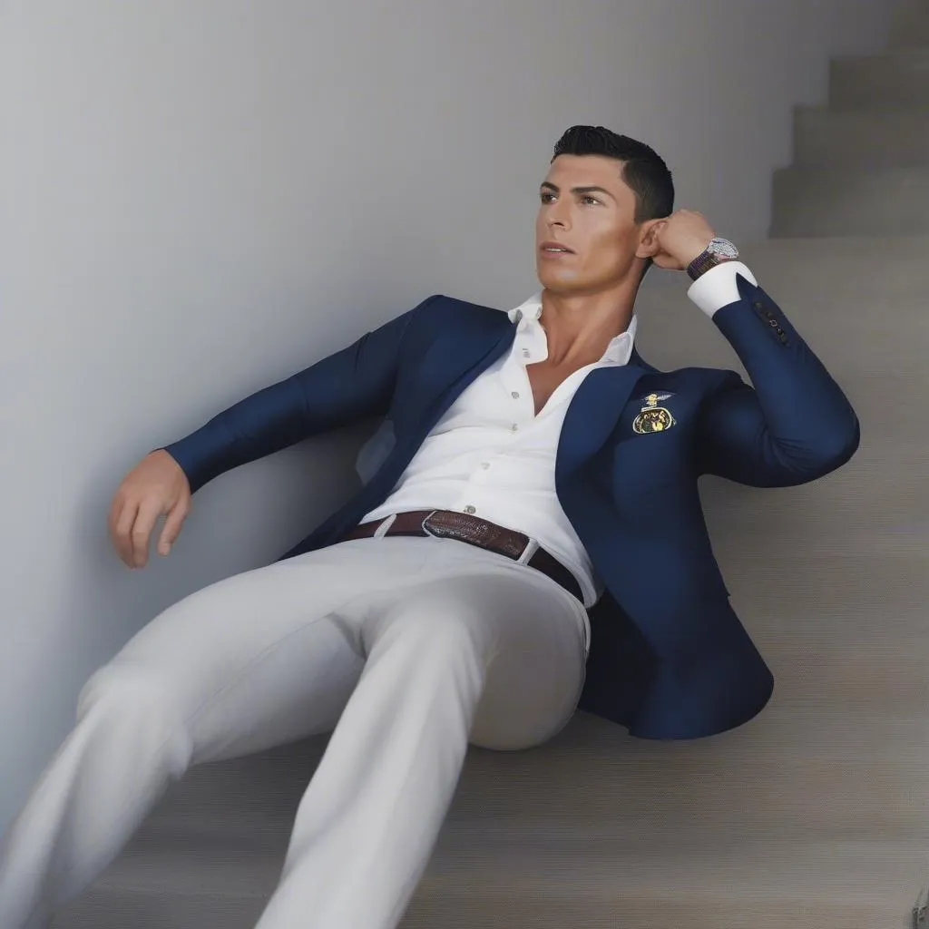 Cristiano Ronaldo với phong cách thời trang ấn tượng