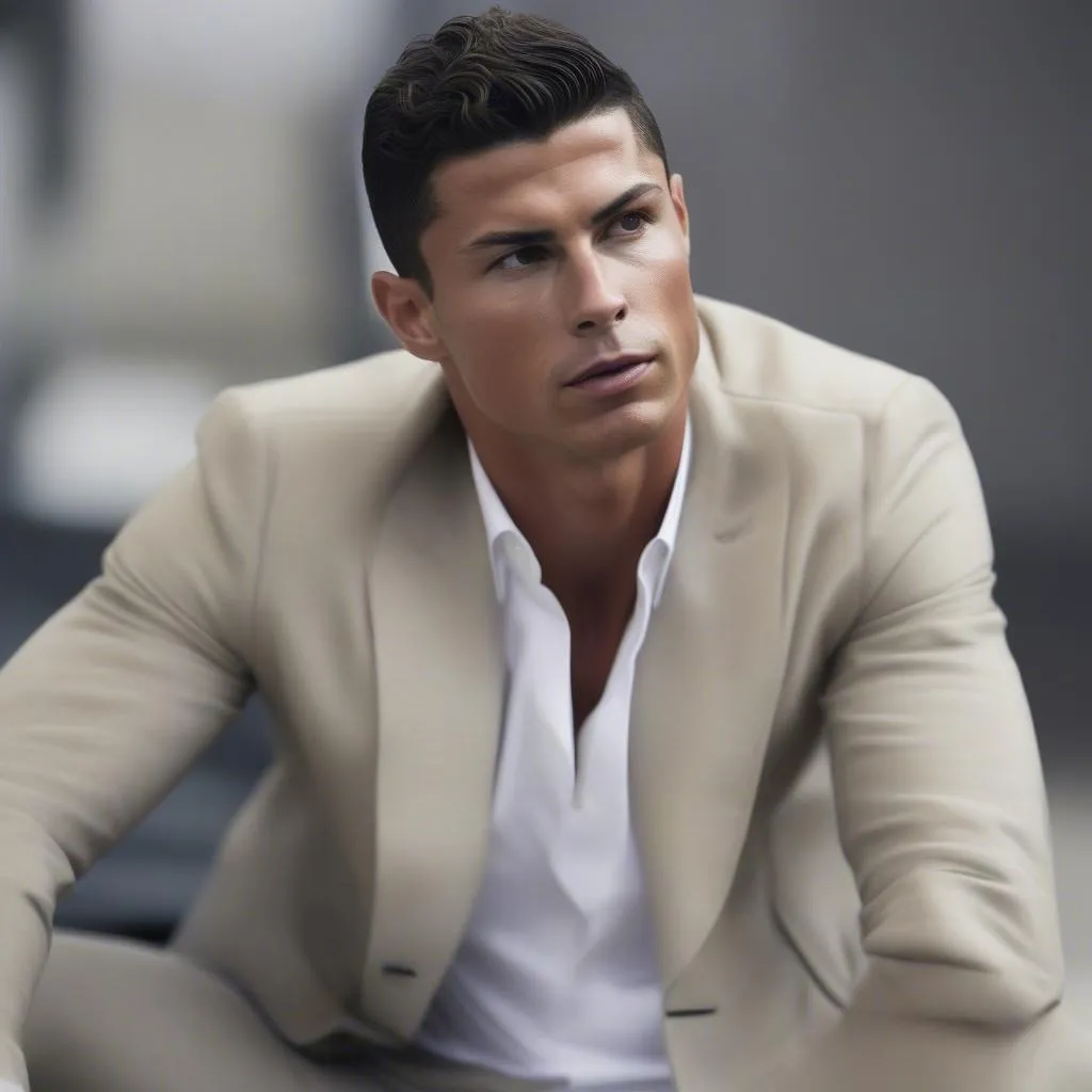 Cristiano Ronaldo - phong cách thời thượng: Hình ảnh Ronaldo với gu thời trang sành điệu và vẻ ngoài lịch lãm