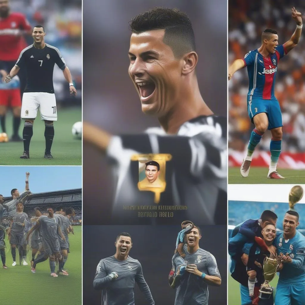 Ronaldo Picsart: Tạo hình nền điện thoại đẹp nhất cho fan cuồng