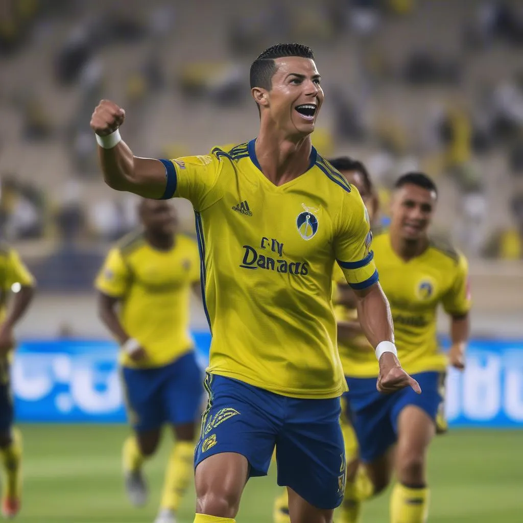 Ronaldo thi đấu cho Al Nassr tại Saudi Arabia