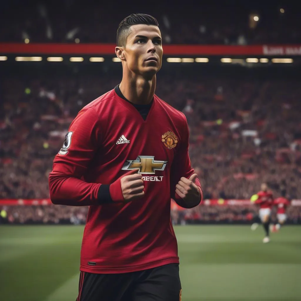 Ronaldo ra mắt MU 2003