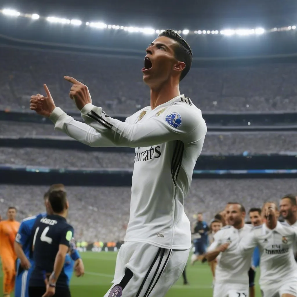 cristiano ronaldo real madrid champions league