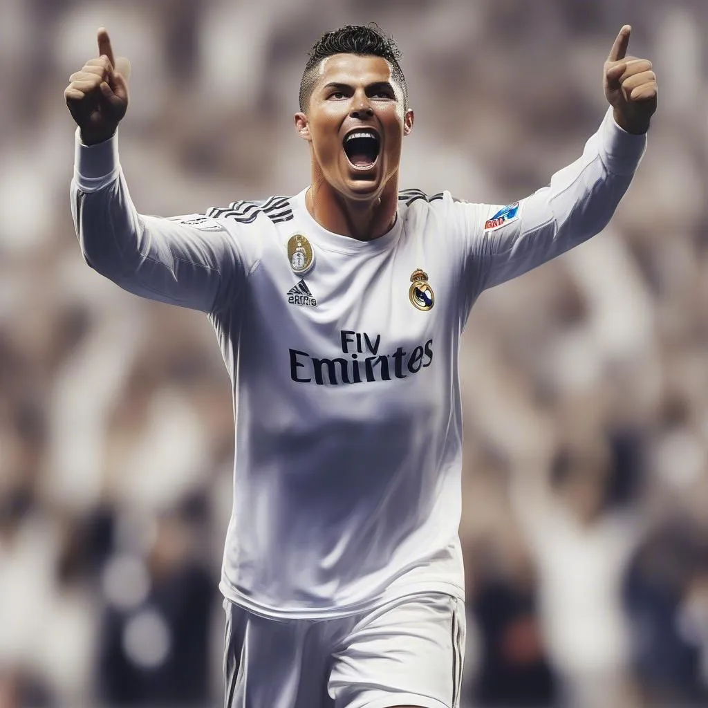 Ronaldo ghi bàn cho Real Madrid