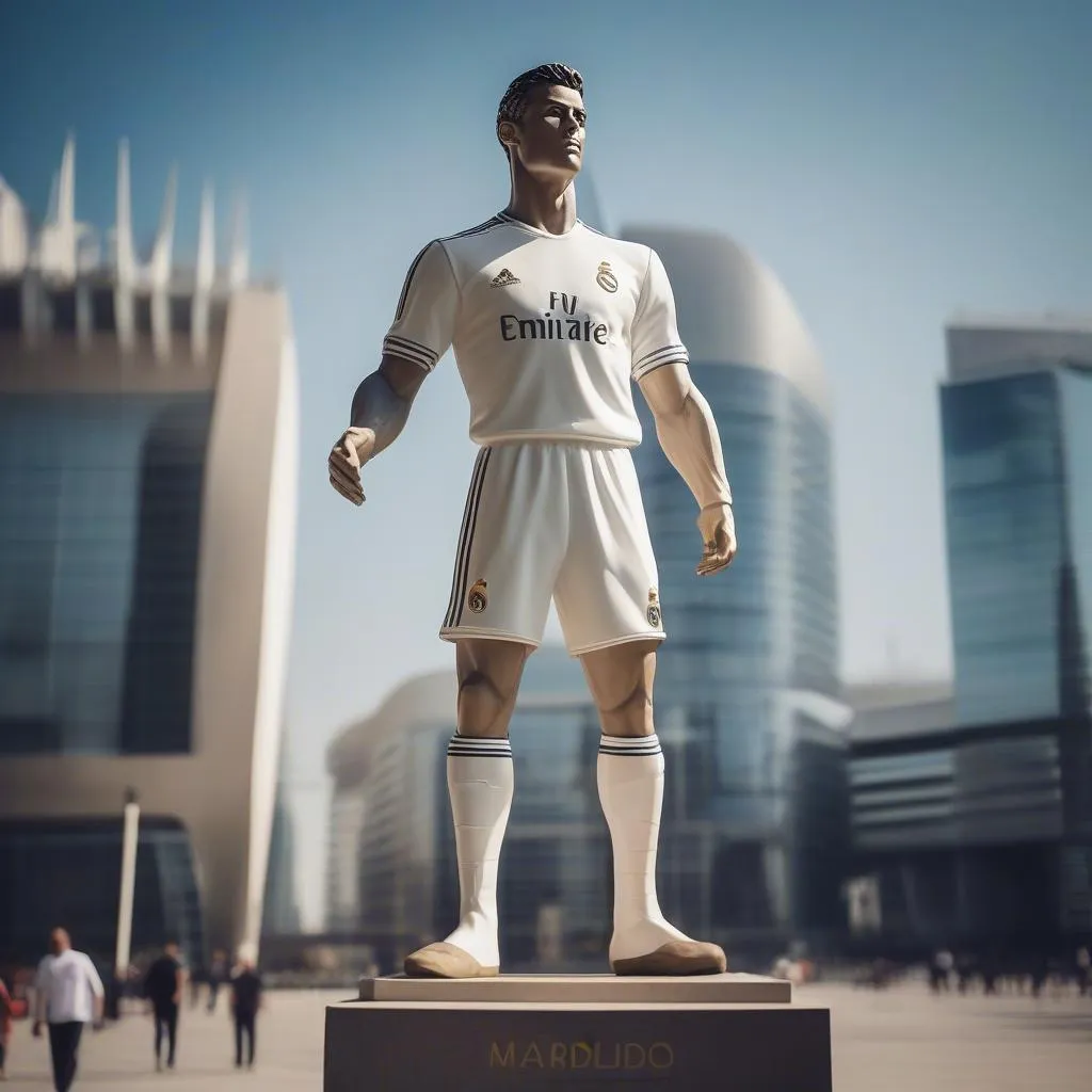 Ronaldo - Real Madrid Statue