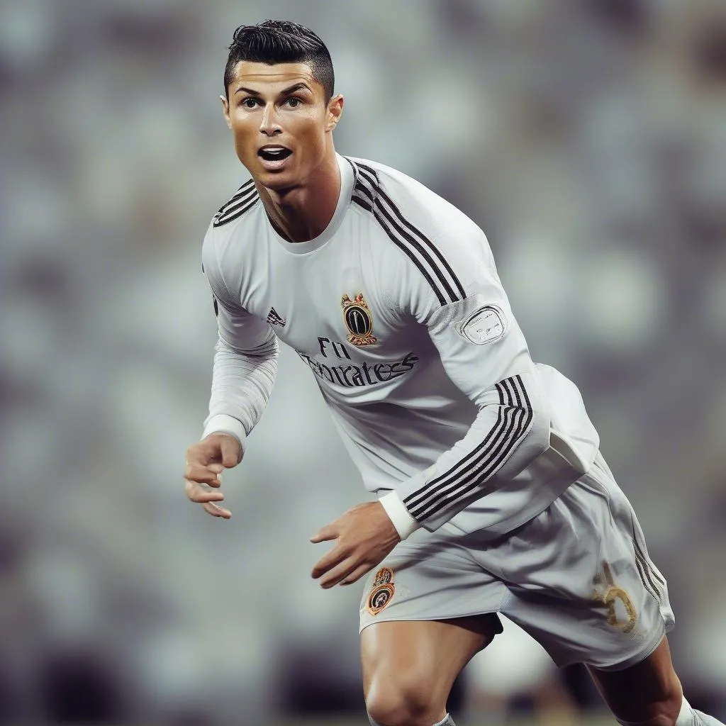 Ronaldo Real Madrid Sticker trên Picsart