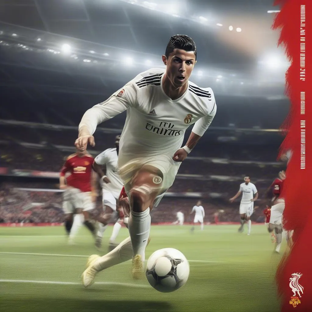 Ronaldo xử lý bóng thông minh