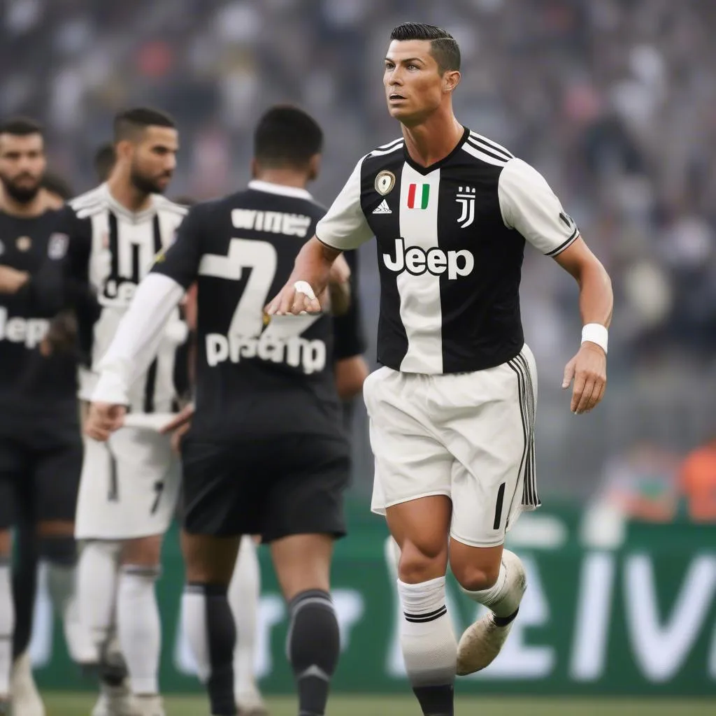 Ronaldo khoác áo Juventus