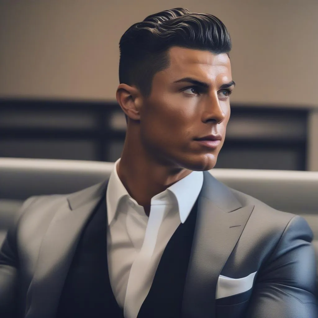 Ronaldo side face: Góc nghiêng đẹp mê hồn của Cristiano Ronaldo