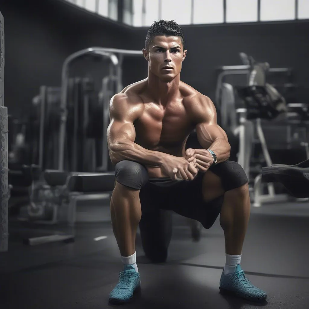 Cristiano Ronaldo tập luyện cường độ cao 