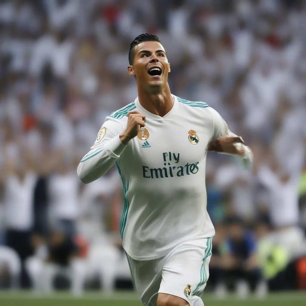 Ronaldo ăn mừng bàn thắng với động tác "Siiiuuu"