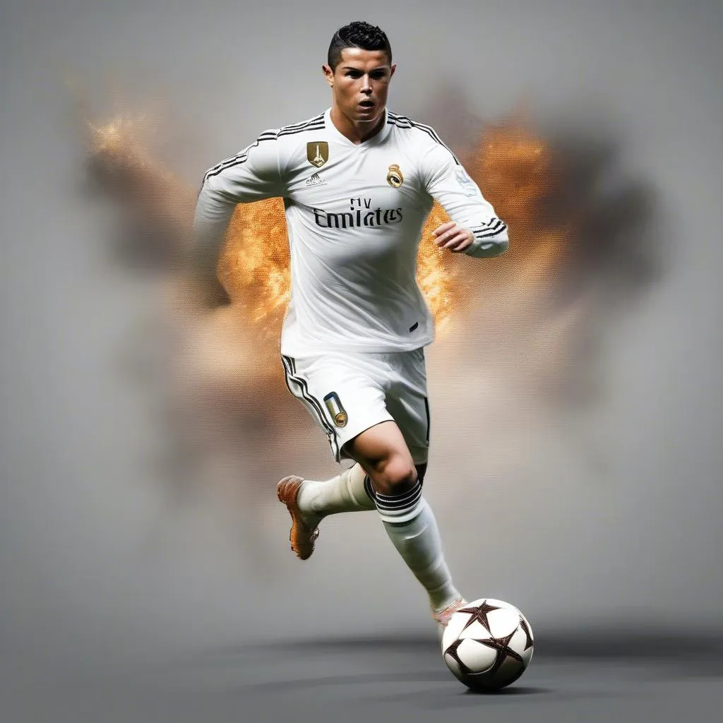 Ronaldo sở hữu sức mạnh bùng nổ