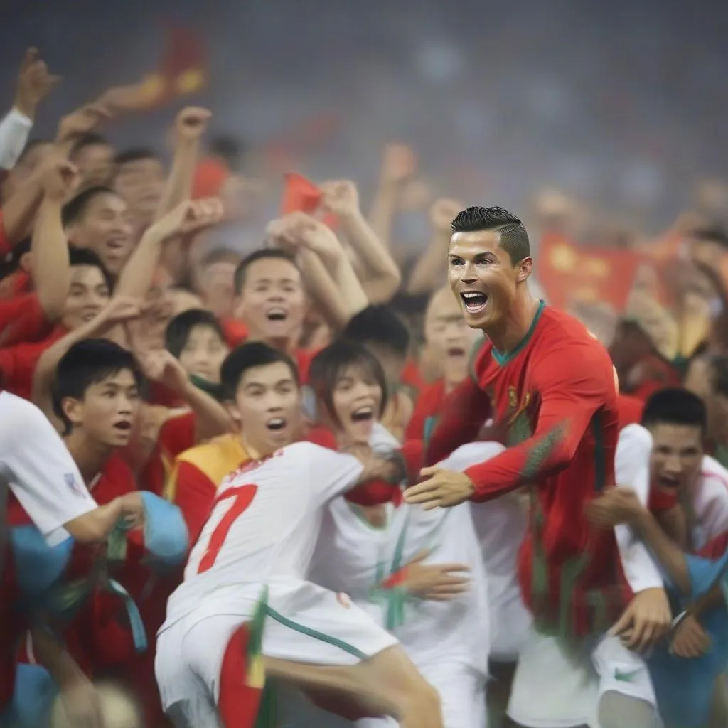 Ronaldo's skills inspiring young Vietnamese footballers