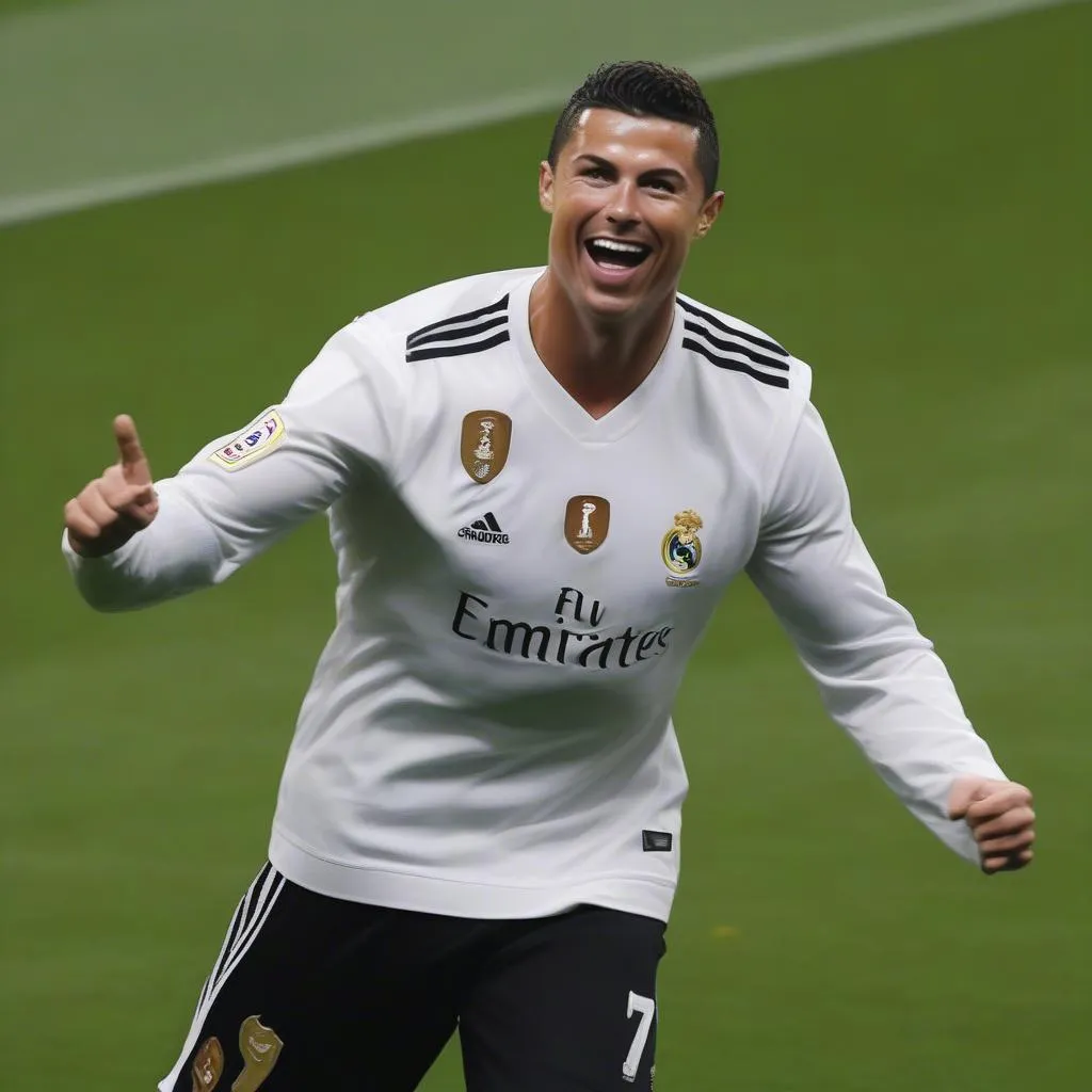 Nụ cười Ronaldo - Biểu tượng chiến thắng