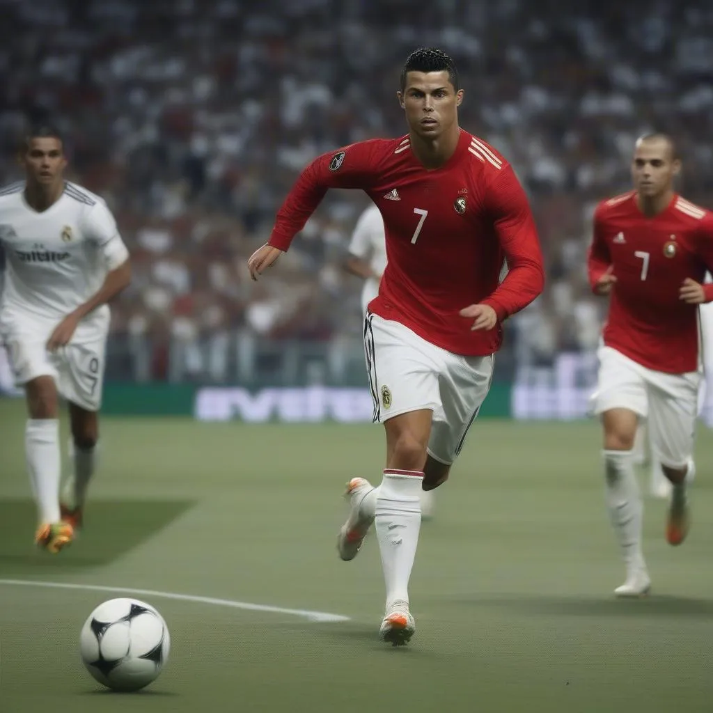 Pha solo ghi bàn của Ronaldo