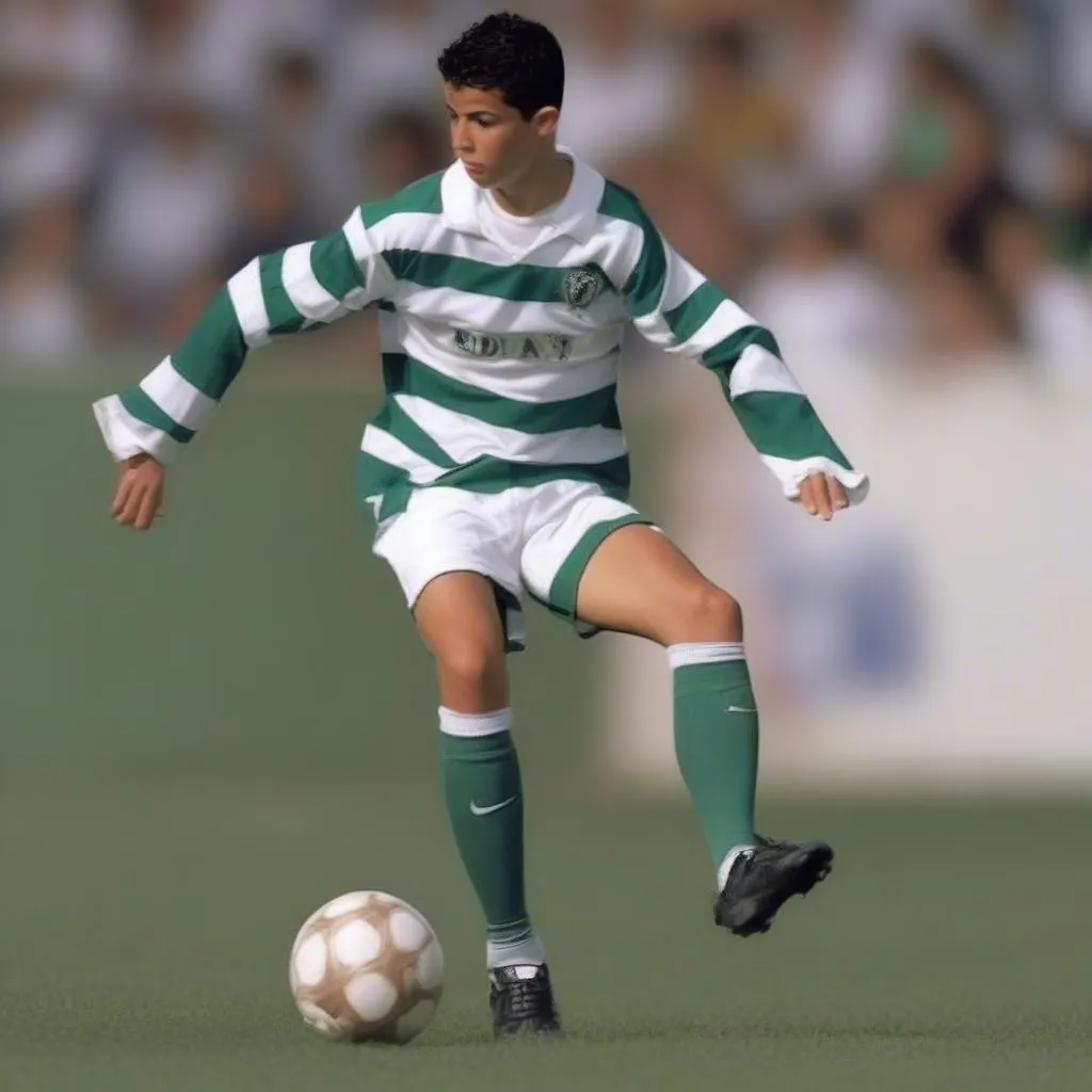 ronaldo ở sporting lisbon