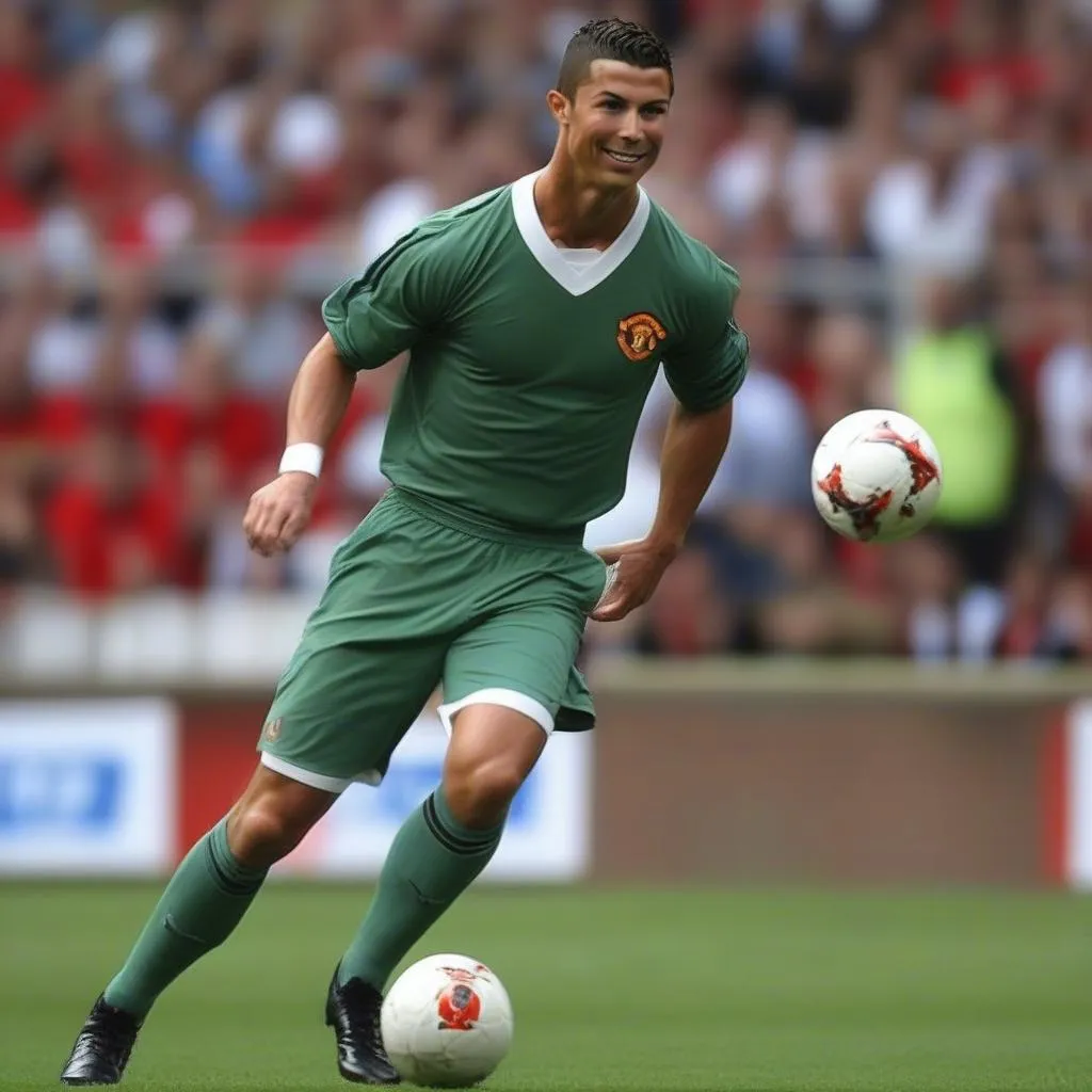 Ronaldo thi đấu ấn tượng trong trận giao hữu với Manchester United, khiến Sir Alex Ferguson phải xiêu lòng