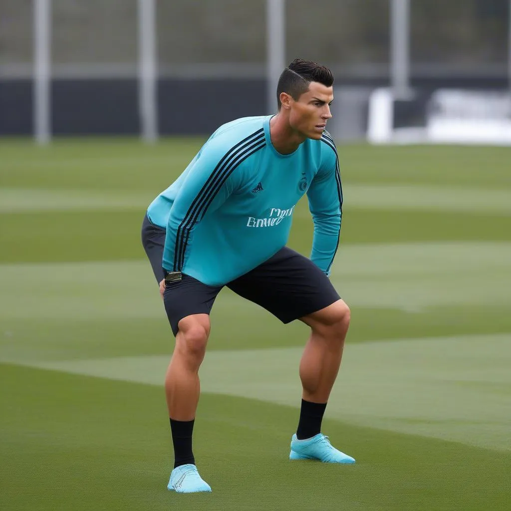 ronaldo squat hình ảnh