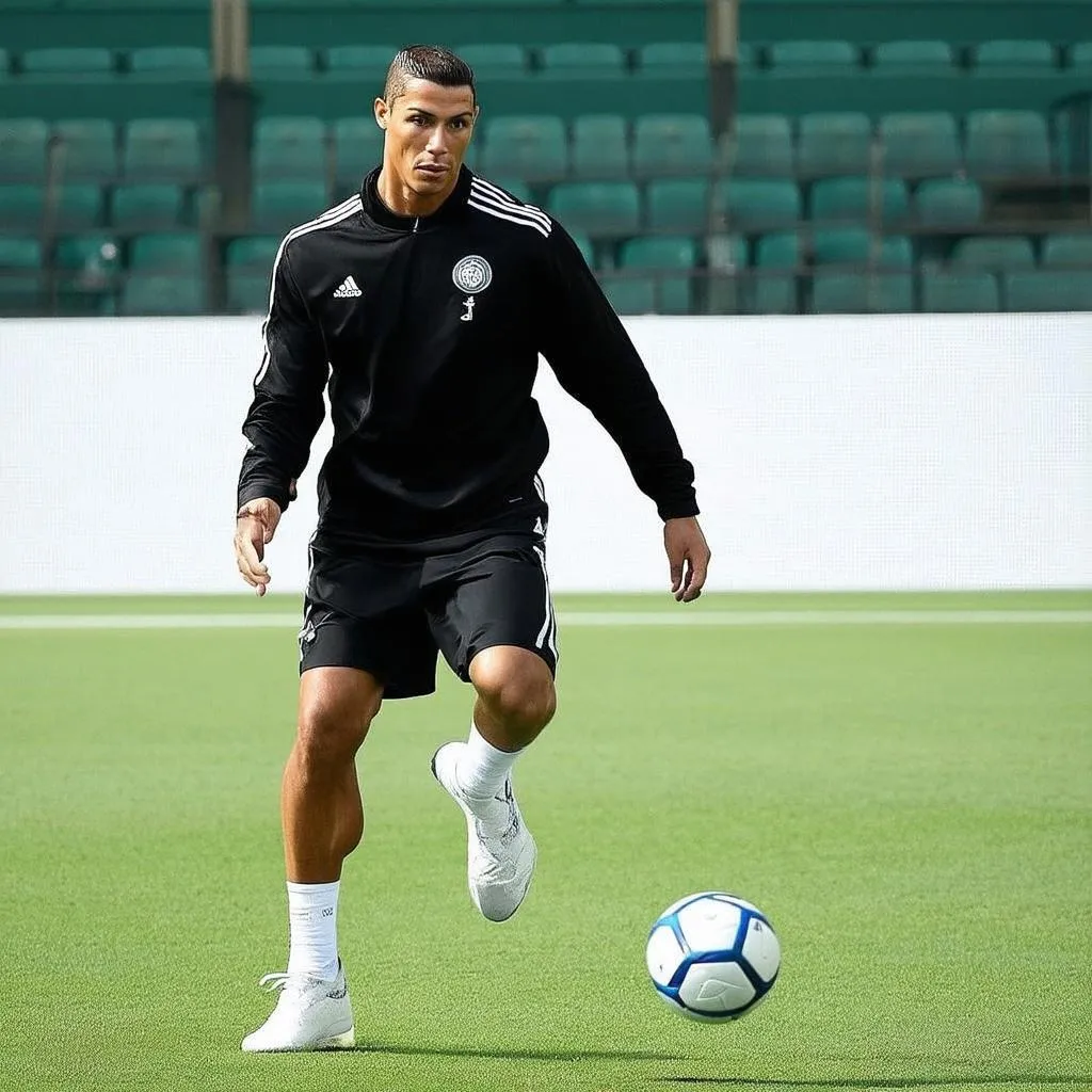 Ronaldo SS11 tập luyện