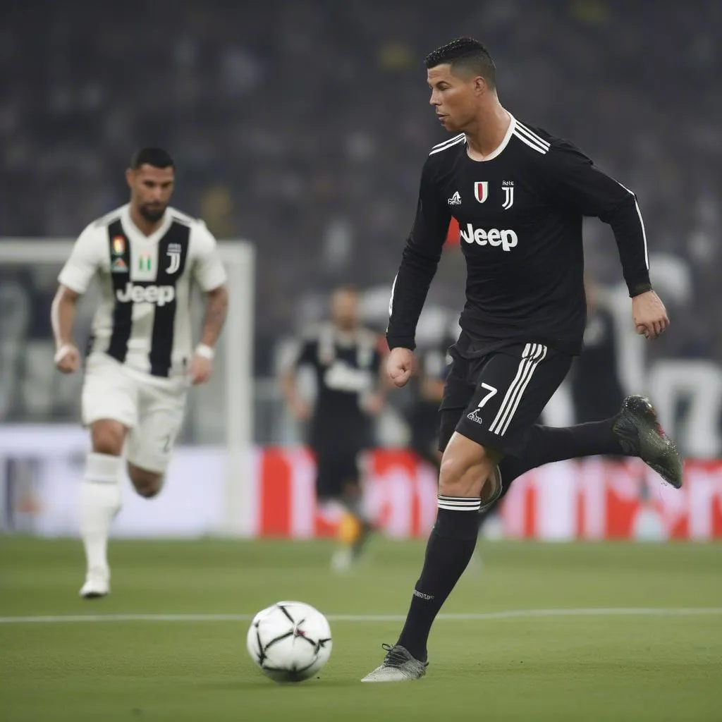 Ronaldo - Suất Bóng Siêu Phẩm:  Ronaldo thực hiện cú sút uy lực