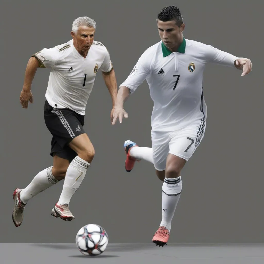 Ronaldo's diminished speed and accuracy