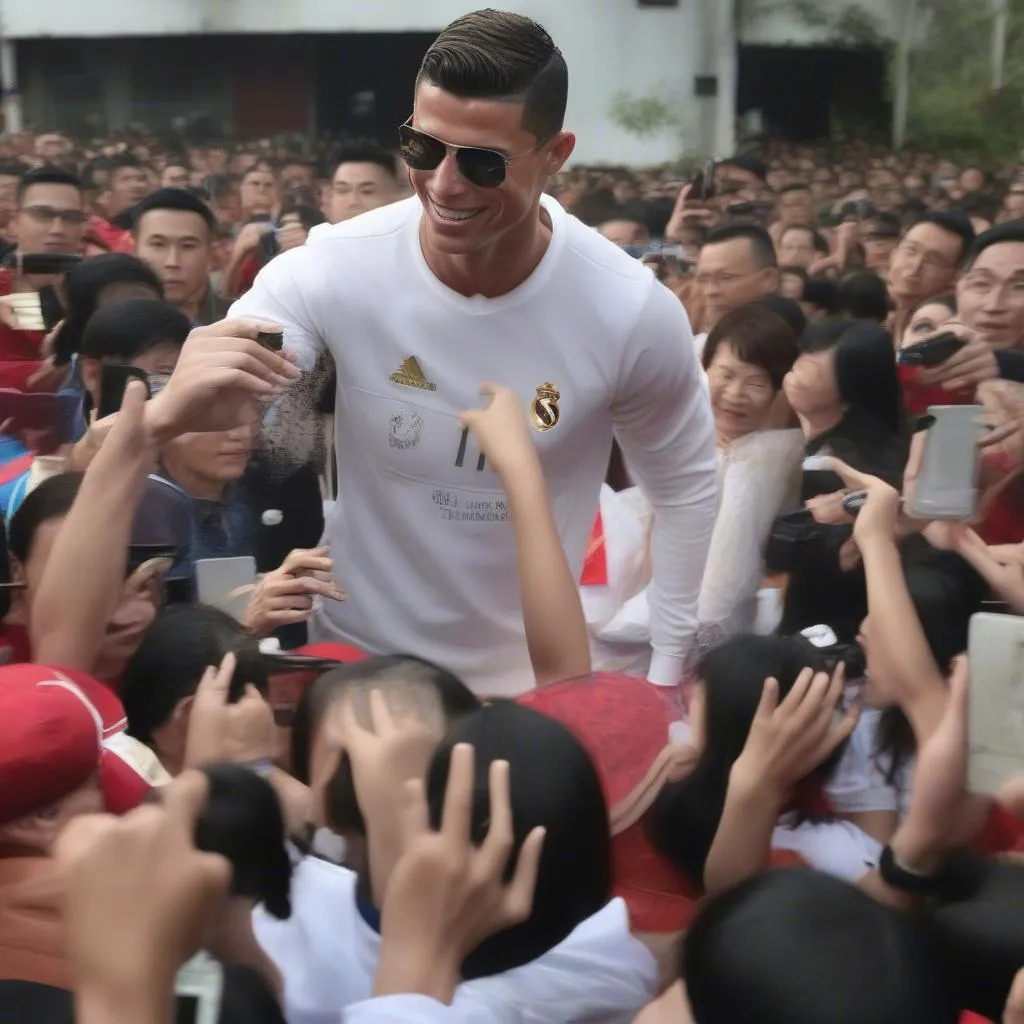 Ronaldo đến Việt Nam tham dự sự kiện