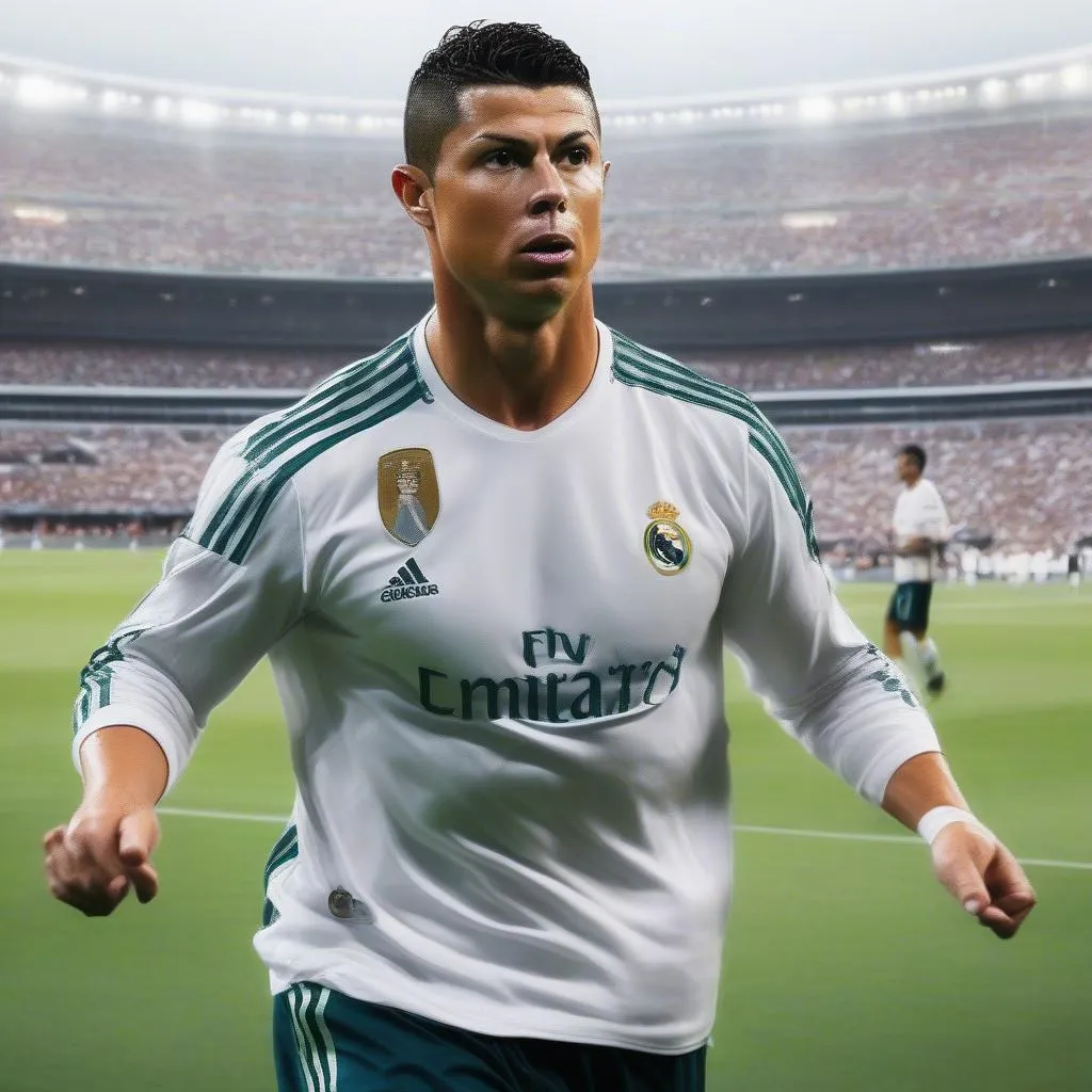 Ronaldo thể hiện sự tự tin và kiên định