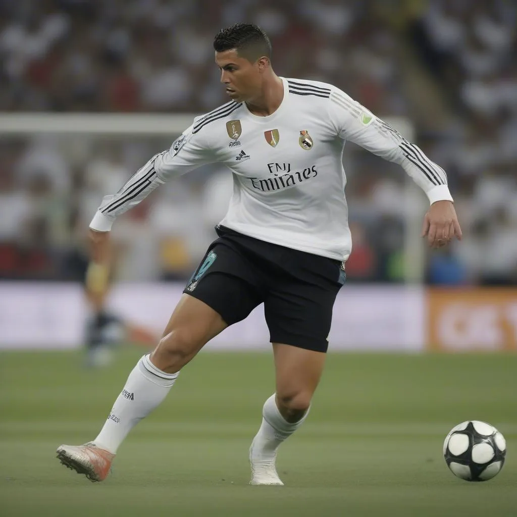 Ronaldo tăng bóng bằng &quot;quần nhỏ&quot;