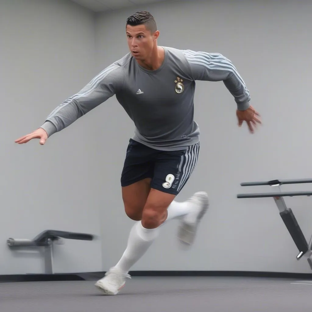 Ronaldo tập luyện với sự nghiêm khắc và kỷ luật