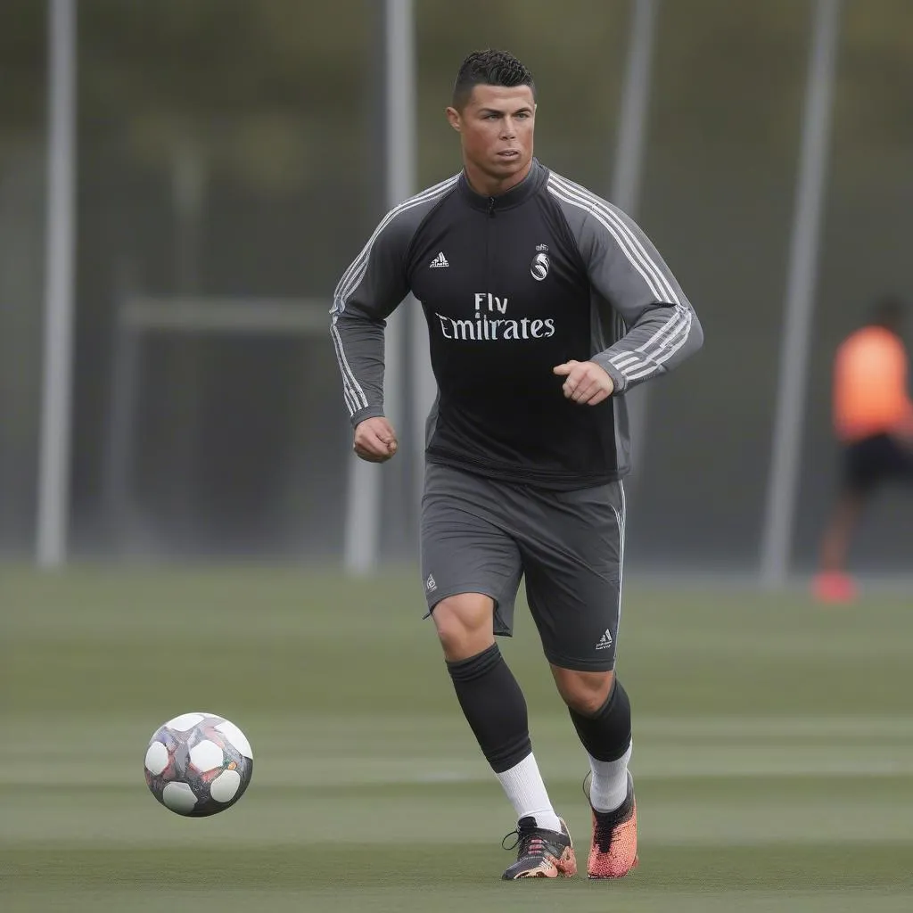 Ronaldo tập luyện với cường độ cao