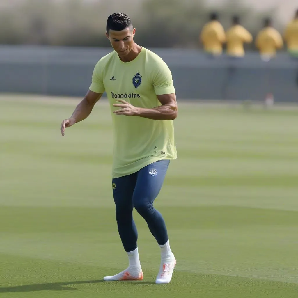 Ronaldo tập luyện cùng Al-Nassr