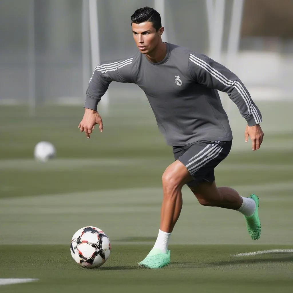 Cristiano Ronaldo tập luyện với cường độ cao, bí mật sức mạnh phi thường