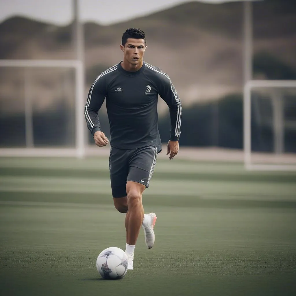 Ronaldo rèn luyện không ngừng