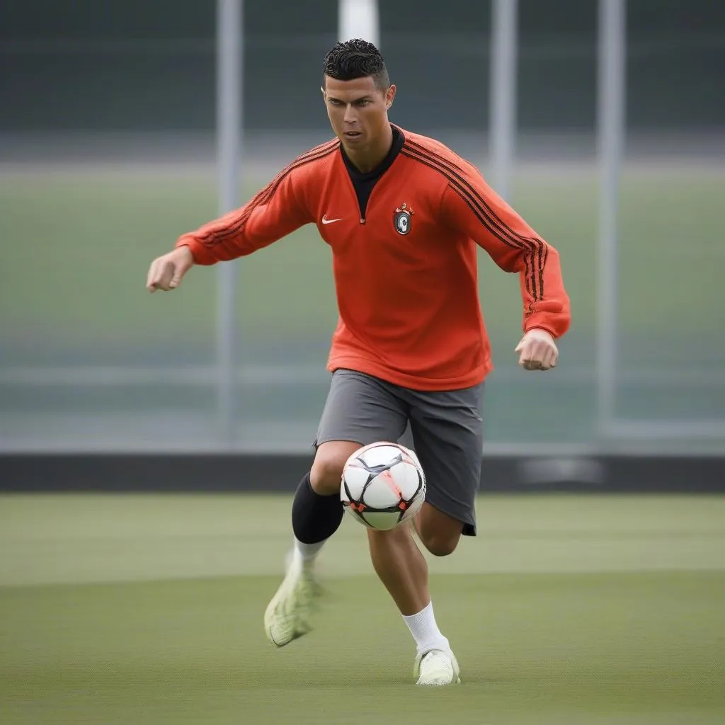 Ronaldo tập luyện ST da cap - Hành trình chinh phục đỉnh cao