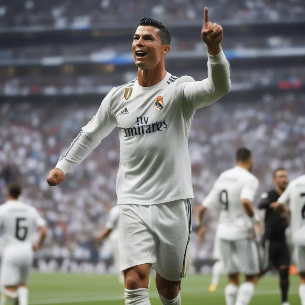 Ronaldo tham gia Real Madrid, đội bóng Tây Ban Nha