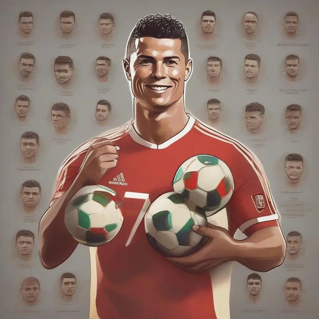 Ronaldo "The Spheriks" - Hình ảnh tượng trưng cho kỹ năng điêu luyện và sự thống nhất