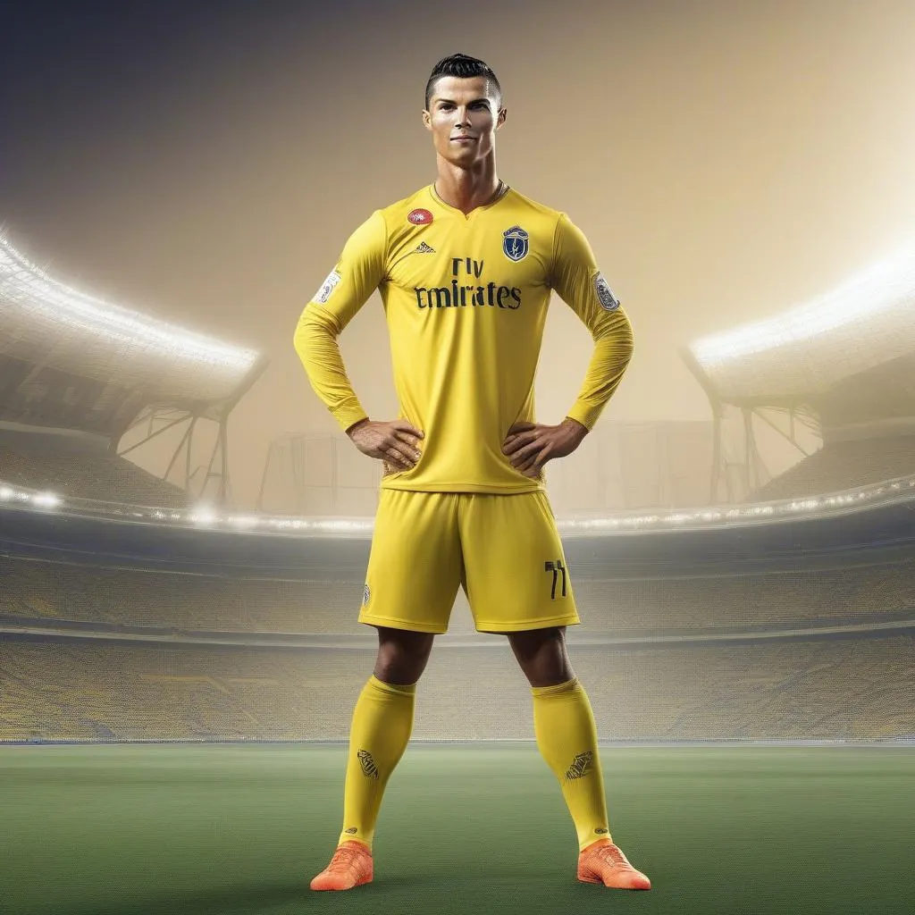 Ronaldo thi đấu cho Al Nassr