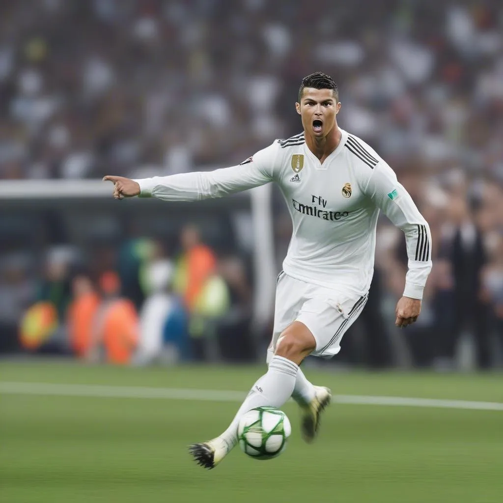 Ronaldo tinh thần thi đấu quả cảm: Cầu thủ vĩ đại luôn cháy hết mình