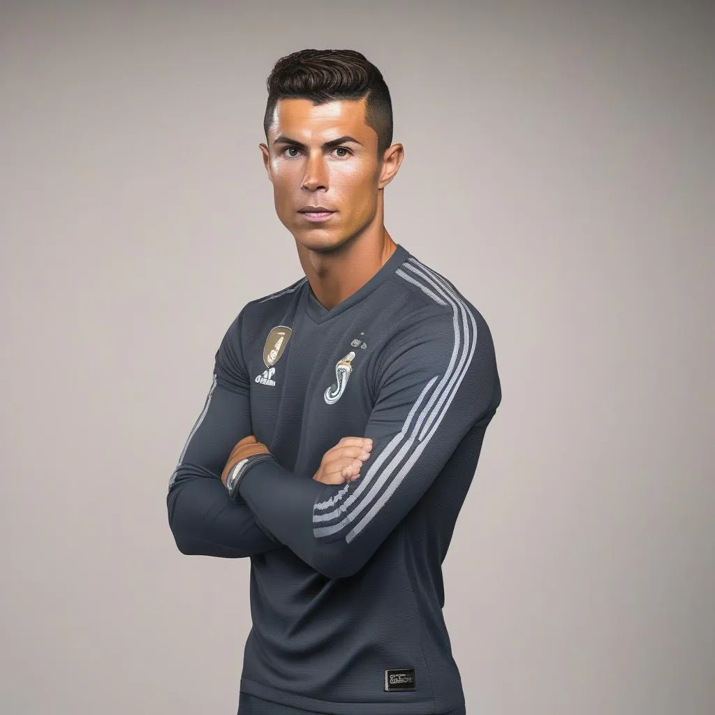 Ronaldo Nhuộm Tóc Nâu