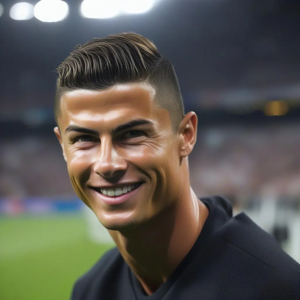 Ronaldo Nhuộm Tóc Vàng