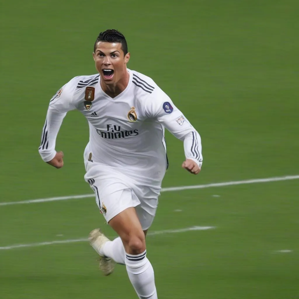 Ronaldo ghi bàn trong giải Vô địch Quốc gia